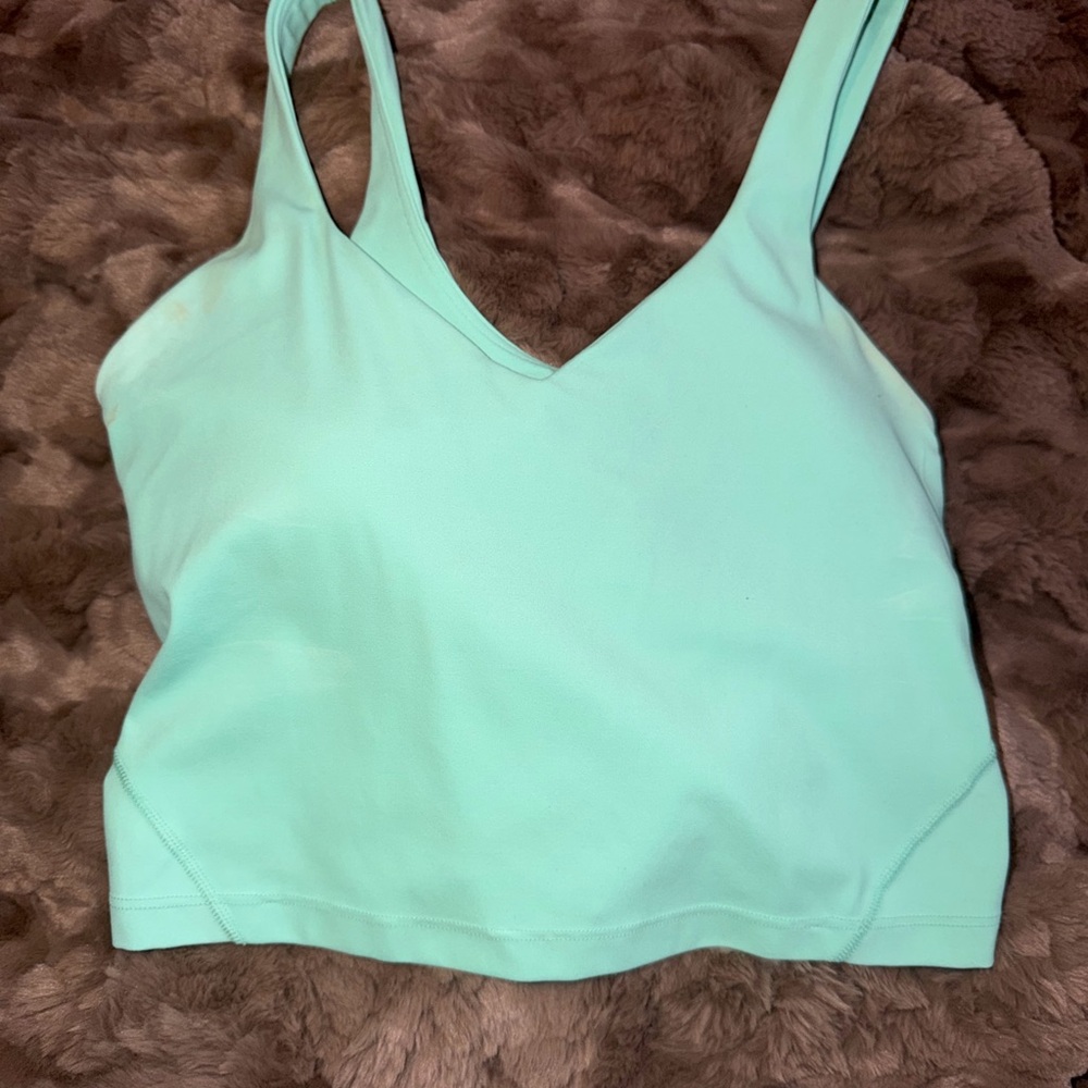 Lululemon Athletica align mint Green Tank Top